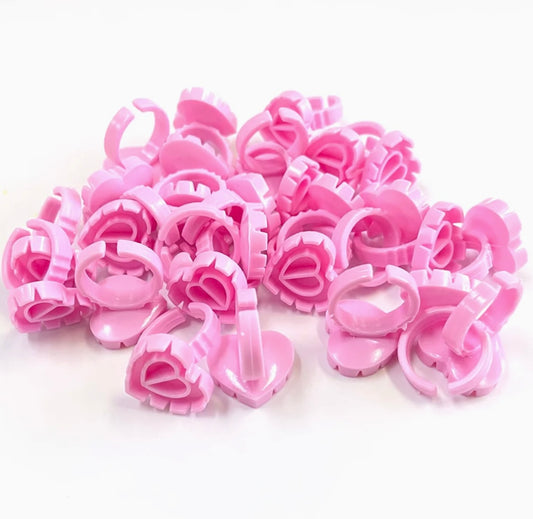 Glue rings Heart-shaped